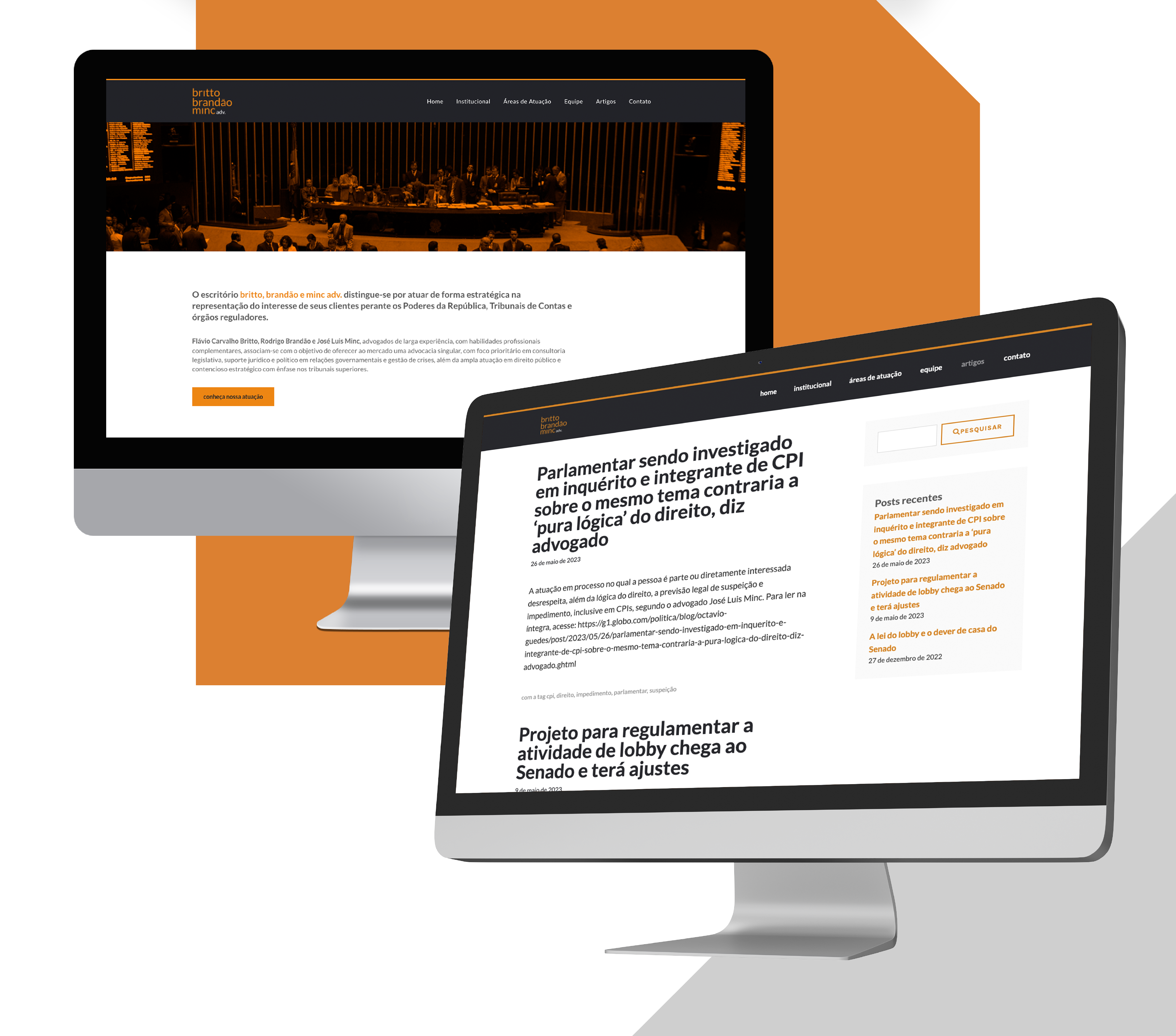 Case Britto, Brandão e Minc adv. | EnterDesign
